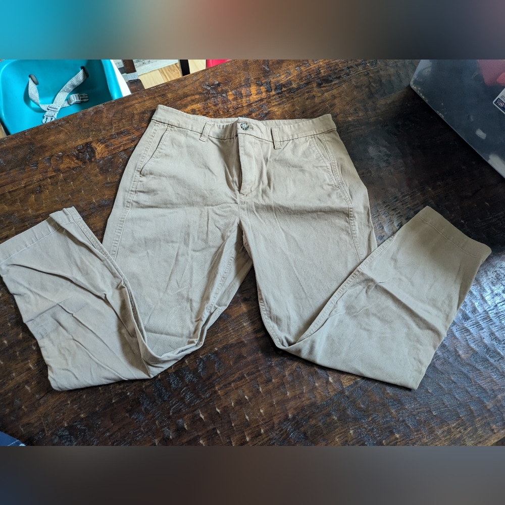 J. Crew high-rise girlfriend chino pants